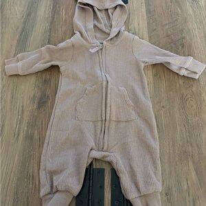 Carter's Beige Hooded One Piece